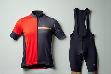Professional cycling apparel set